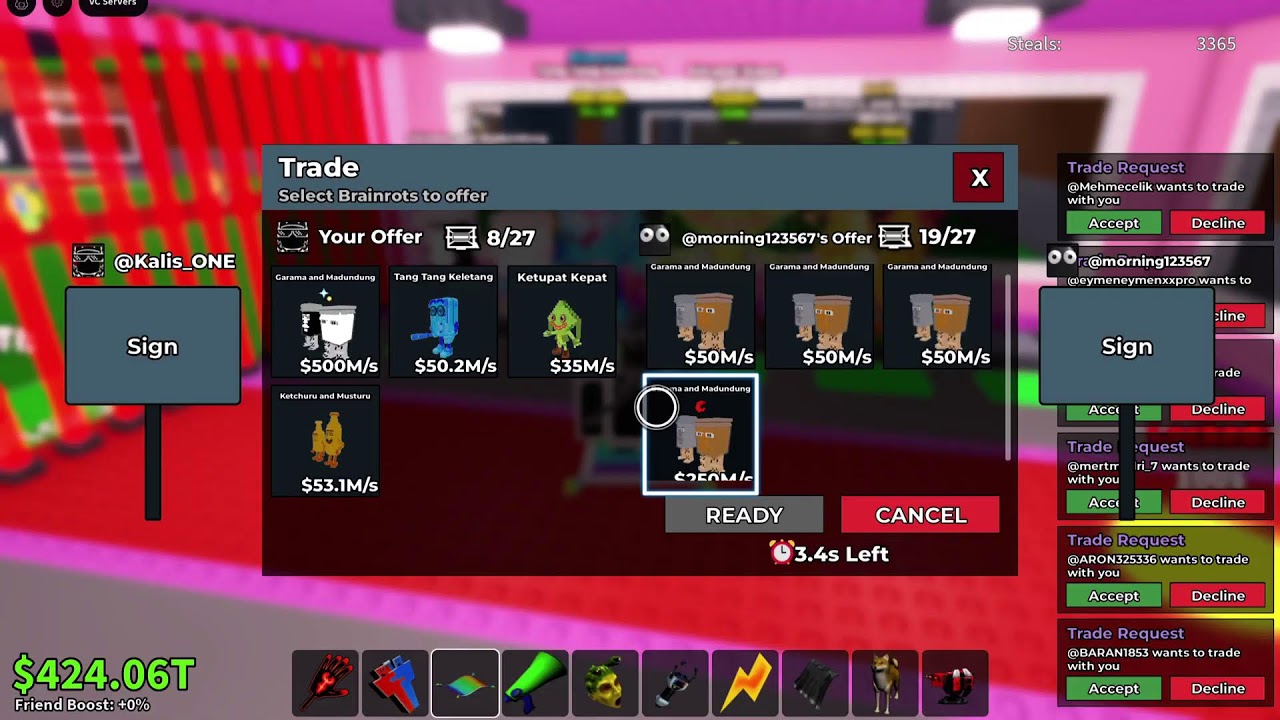 Trade machine - YouTube