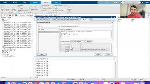 Publishing using MATLAB