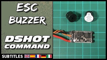 Esc Buzzer - DShot Command - Betaflight Setup