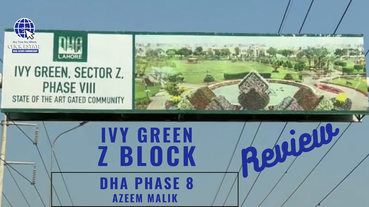 DHA Lahore Phase 8 IVY Green Sector Z Complete Visit and Review with