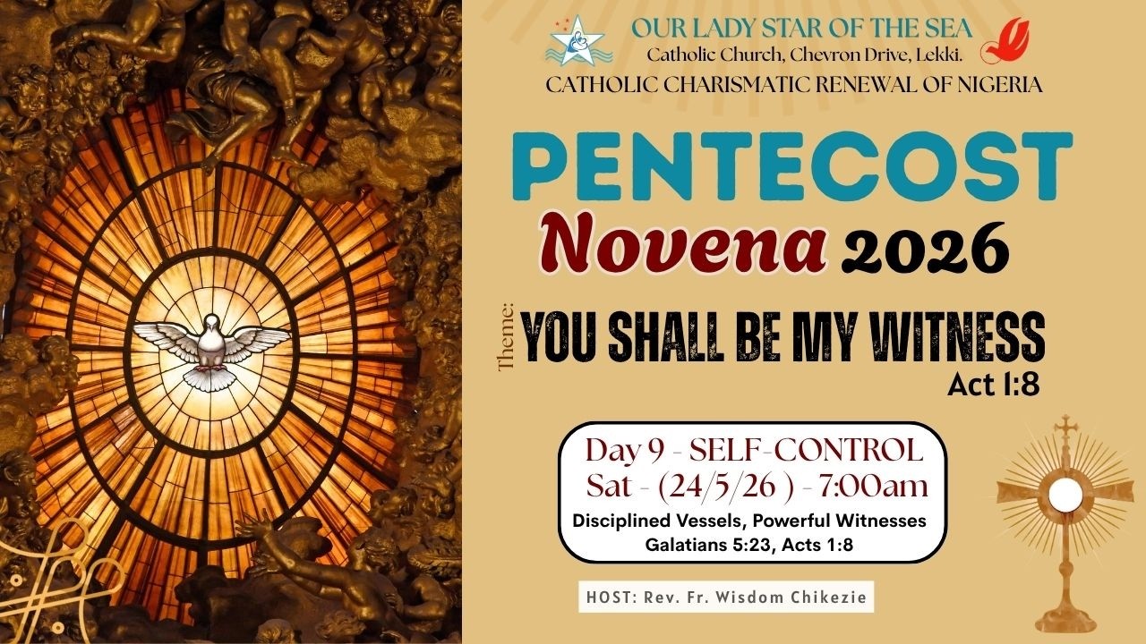 Saturday Prayers (Pentecost Novena )| 07:00am Mass | 23rd May, 2026