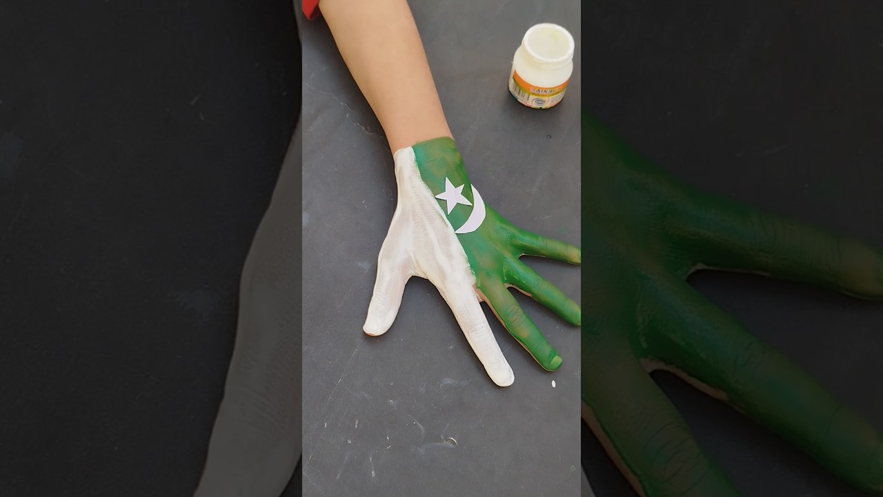 Flag Hand Painting 🇵🇰 