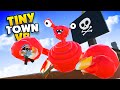 ADMIRAL KRUSTY Crashes his Pirate Ship Into Tiny Town!