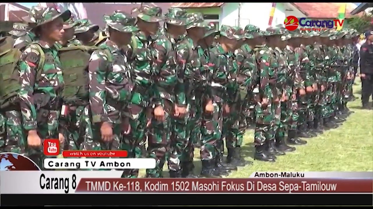 TMMD Ke-118, Kodim 1502 Masohi Fokus Di Desa Sepa -Tamilouw