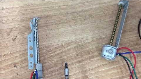 Tiny stepper motors run test with easydriver