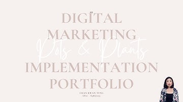 MKTG 1427 Digital Marketing Implementation Portfolio - Pots and Plants