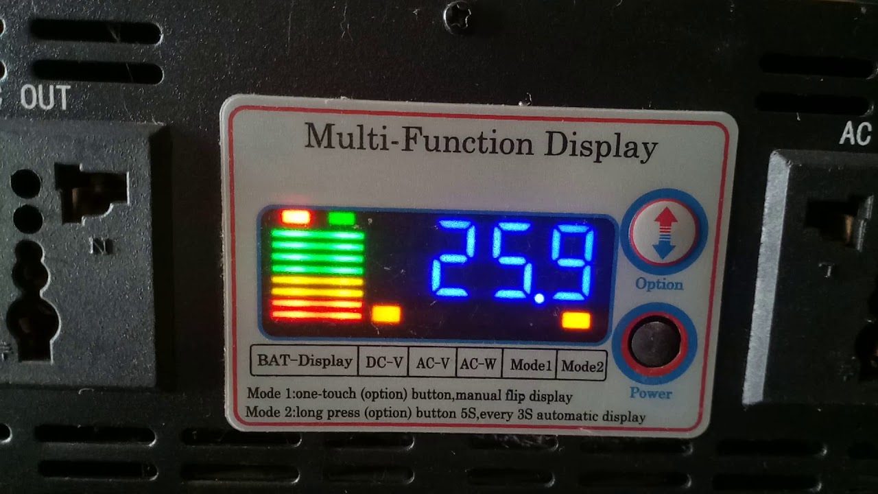 Onduleur 5000w 24V panne