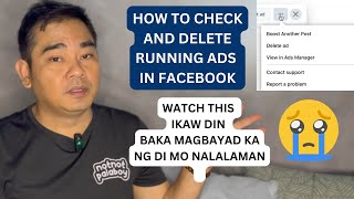 HOW TO DELETE BOOST POST IN FACEBOOK / PAANO TANGGALIN ANG ADS SA FACEBOOK