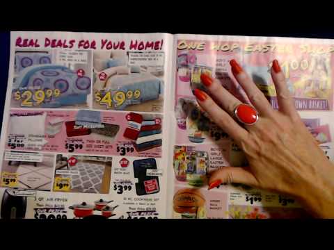 ASMR | Sales Circular Show & Tell 4-4-2020 (Whisper & Soft Spoken)