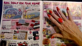 ASMR | Sales Circular Show & Tell 4-4-2020 (Whisper & Soft Spoken) screenshot 2
