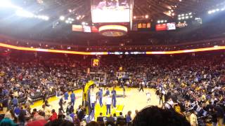 Warriors Section 107 Row 7 seats