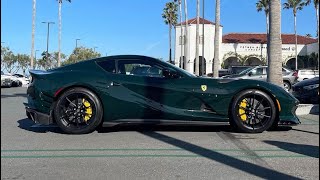 Can This Tall Man Fit the Ferrari 812 Superfast Competizone? 👀🤔#car #ferrari #Ferrari812 #Supercar