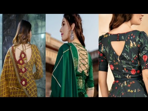 back v neck suit design