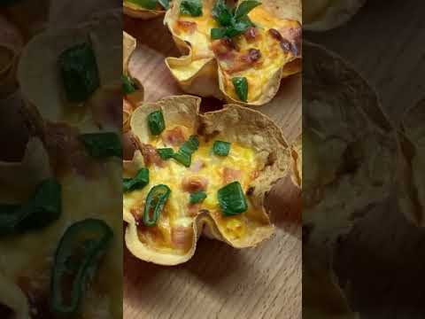 корзинки из лаваша #рецепт #закуски #рецепты #закускинановыйгод #какприготовить #тарталетки #лаваш