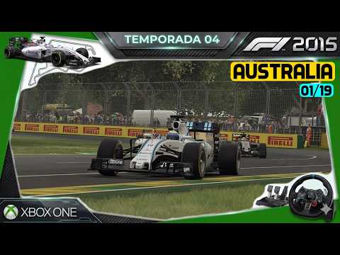 AUSTRALIAN GP - FULL RACE 25% - F1 2015 CAREER - 01/19 - S4 - PURE GAMEPLAY