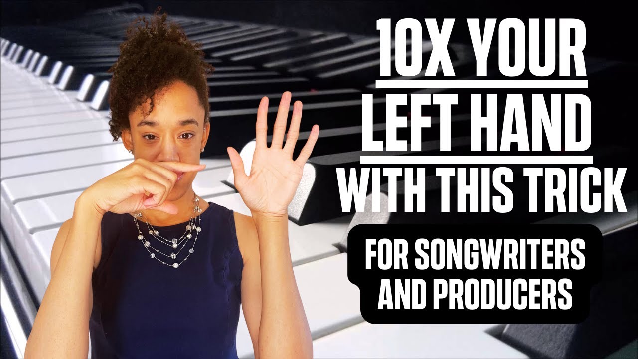 SKYROCKET Your Left Hand On Piano With This - Beginner Tutorial For Songwriters/Producers