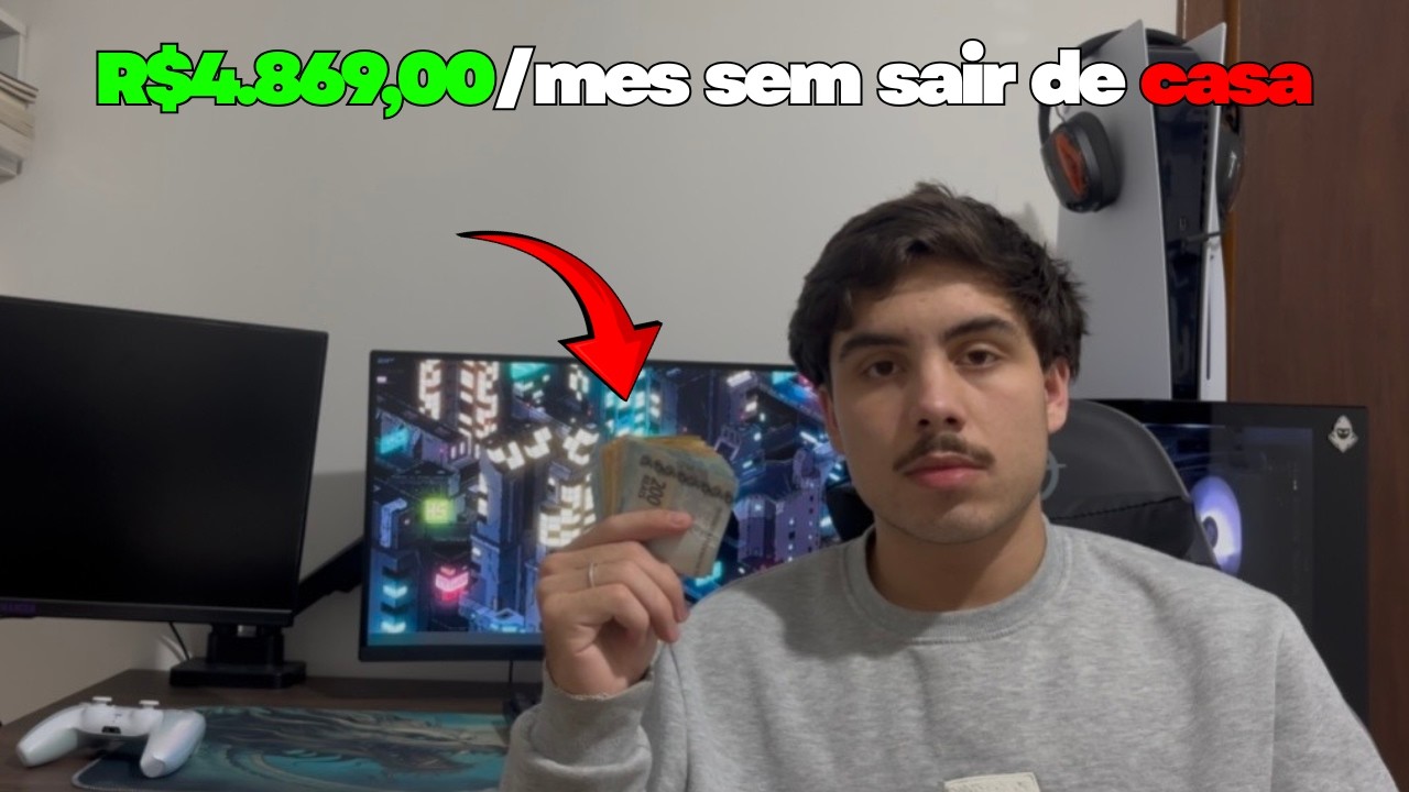 fiz mais de 2 salários de RENDA EXTRA sem sair de casa (nao é clickbait)
