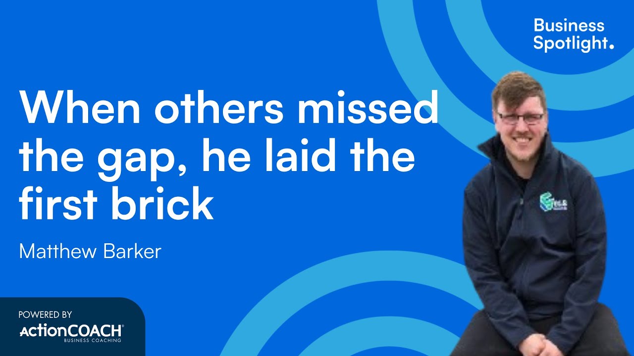 WHEN OTHERS MISSED THE GAP, HE LAID THE FIRST BRICK | With Matthew Barker | The Business Spotlight