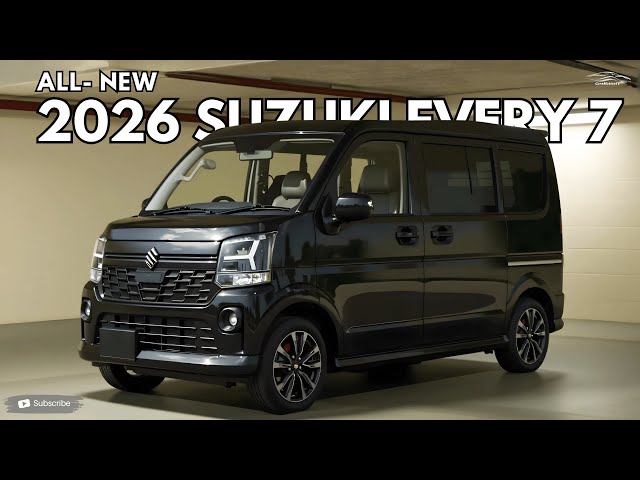 新型2026年型スズキ エブリィ7が発表されました - 予算に優しい7人乗り