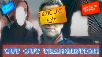 FicTic Like Pop Up Cutout Transition Unique + Easy Tutorial | Alight Motion (+preset )