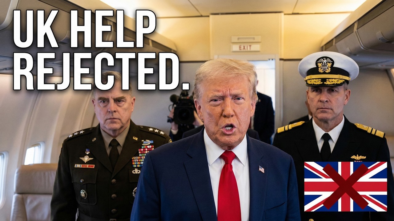Президент Трамп отверг помощь Великобритании в ближневосточном конфликте.