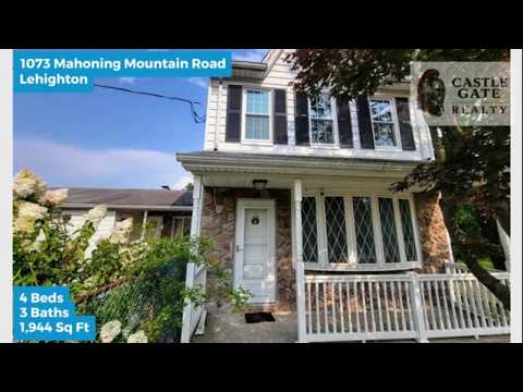 1073 Mahoning Mountain Rd, Lehighton, PA home video tour
