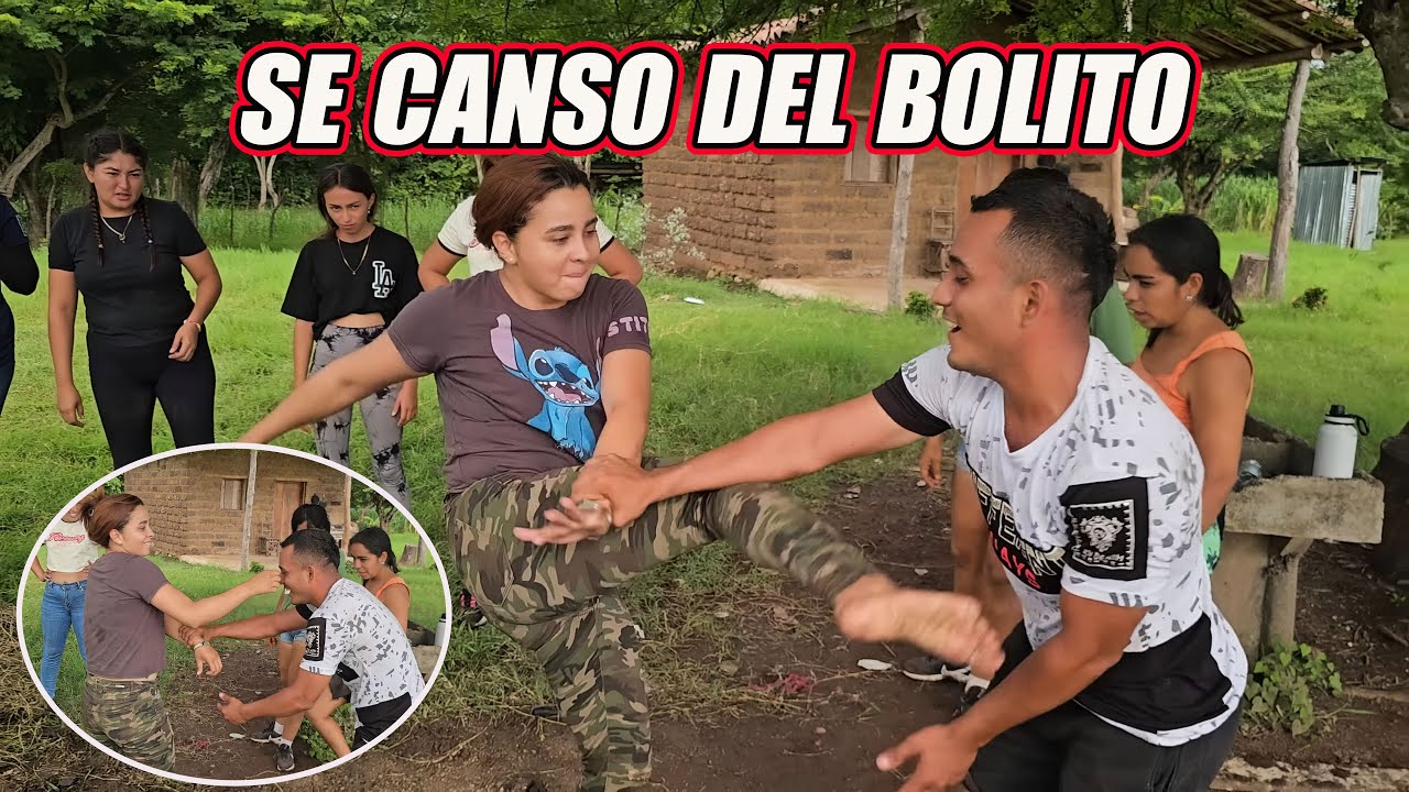 Yami se canso del bolito y le metió una gran patada.