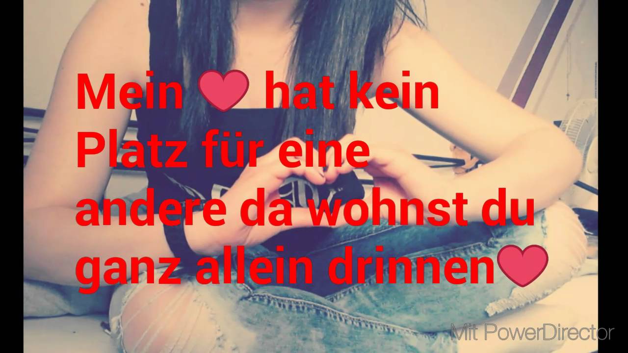 Bin dich ich verliebt in liebe und