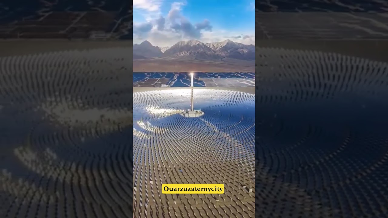 📍 Ouarzazate, home to one of the largest solar power plants in the world 🌍⚡A city powered by the sun
