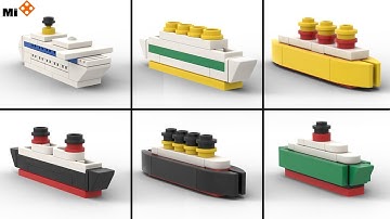 Lego Ships Mini Vehicles Part.1 | MiBrick