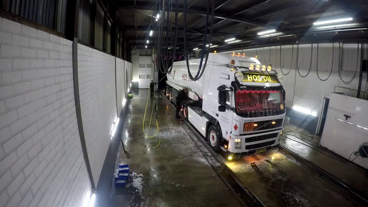 Timelapse of washing a tanker YouTube