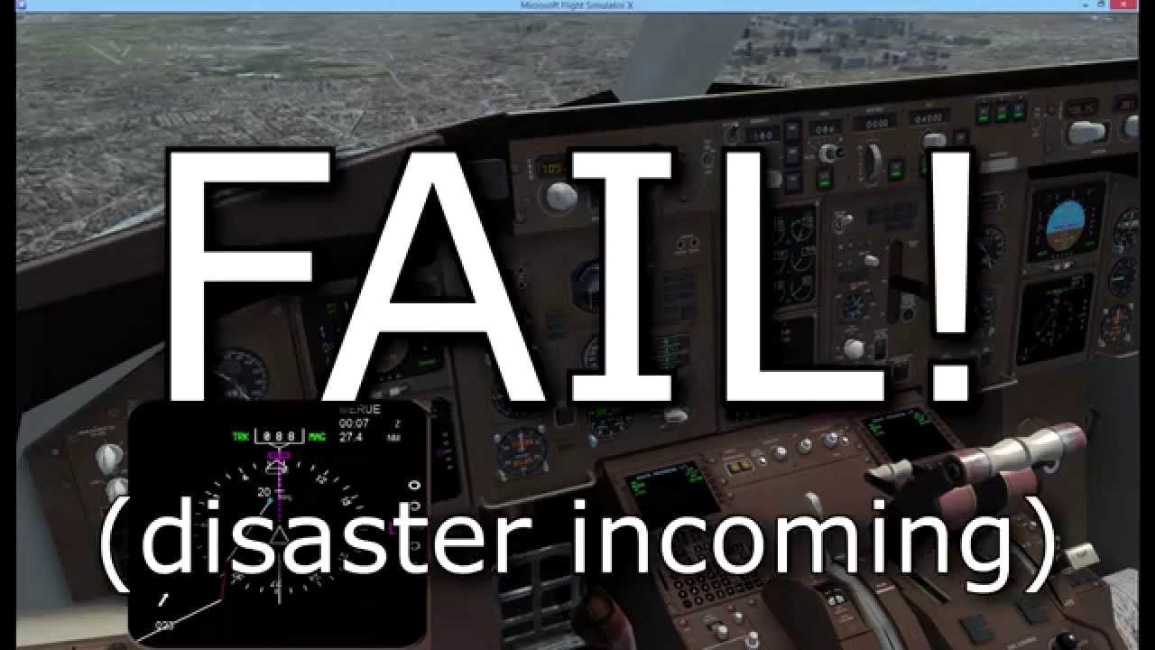 FSX: London (EGLL) to Paris (LFPG) - B757 - DISASTER STRIKES!!!