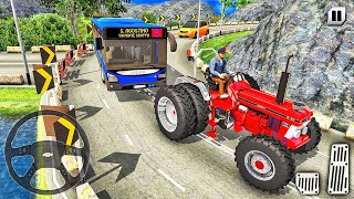 Offroad Towing Chained Tractor Driving - Bus Rescue Simulator 2021 - Android Gameplay screenshot 1