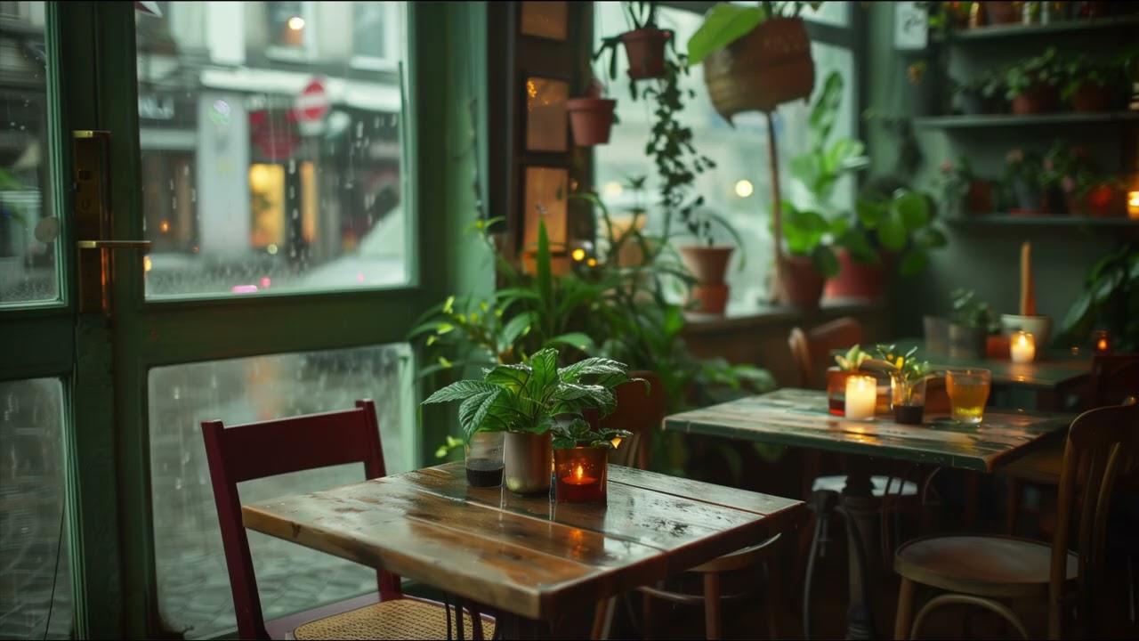 Cozy Cafe Ambience 1 Hours | Relaxing Ambient Sound for Background