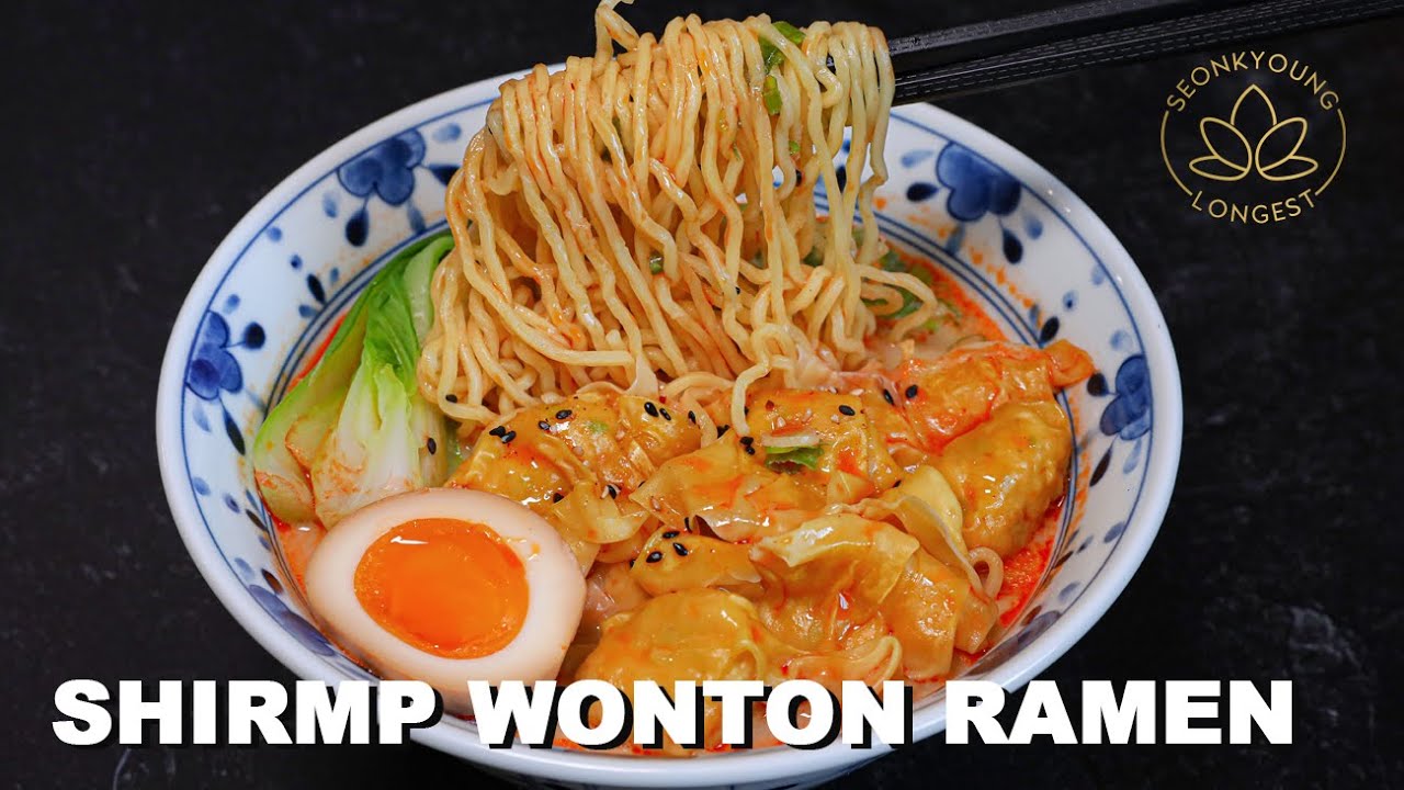 Shrimp Wonton Ramen Recipe at Home | How to Make Shrimp Ramen Better 