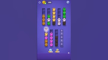 Kitty Sort: Twisted Tails Level 97 | Funny Games