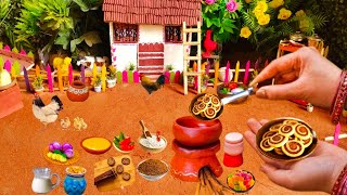 Miniature pin wheels chocolate  recipe| Quick and easy snack | village style cooking|snacks