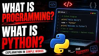 What is Programming What is Python Explained in Simple Words #pythonprogramming #programming #tech