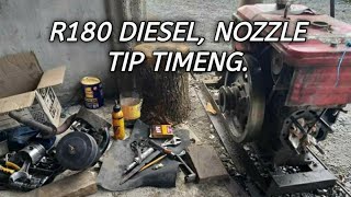 Paano Mag Timing Ng Nozzle Tip Ng R180 Diesel.