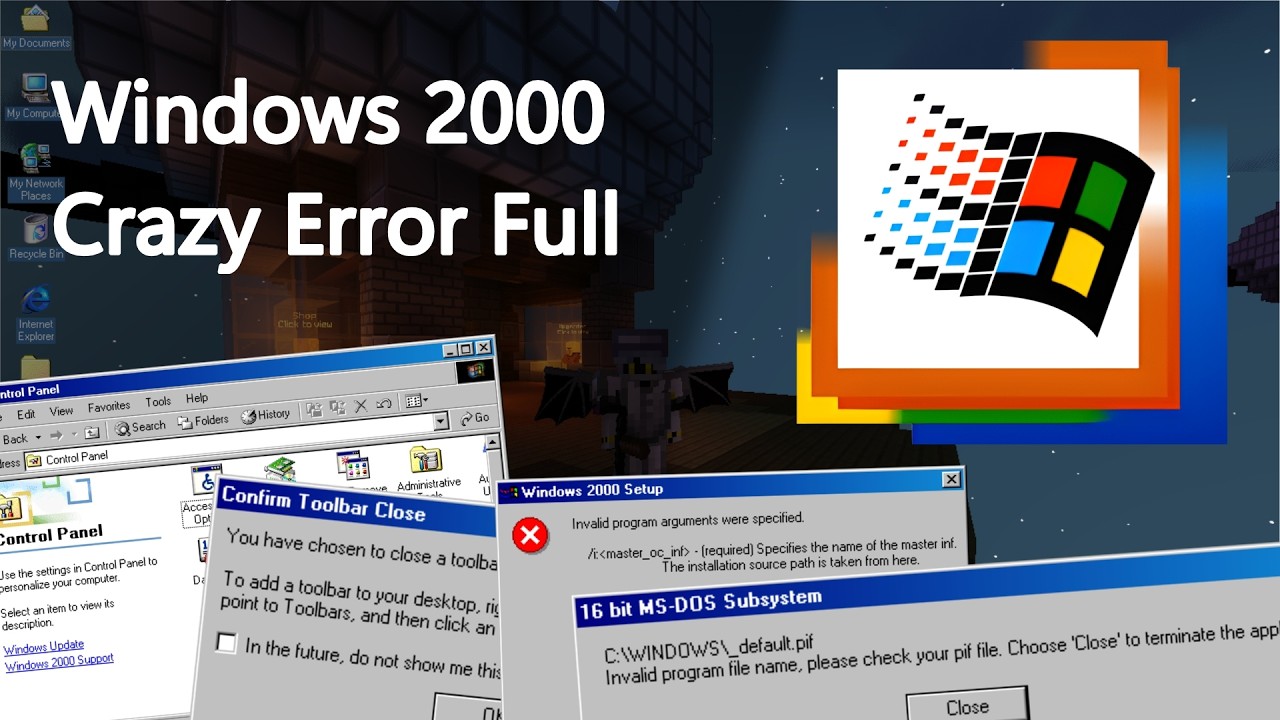 Lunar New Year! | Windows 2000 Crazy Error | 720p60