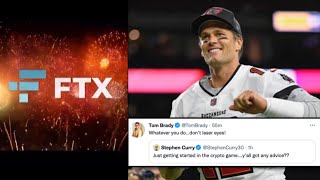 Steph Curry & Tom Brady join the Cryptocurrency Company FTX & Steph’s the Ambassador of it 🙏🏾💕