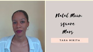 Natal Moon Square Mars | Astrology Aspect Tutorial Wealth