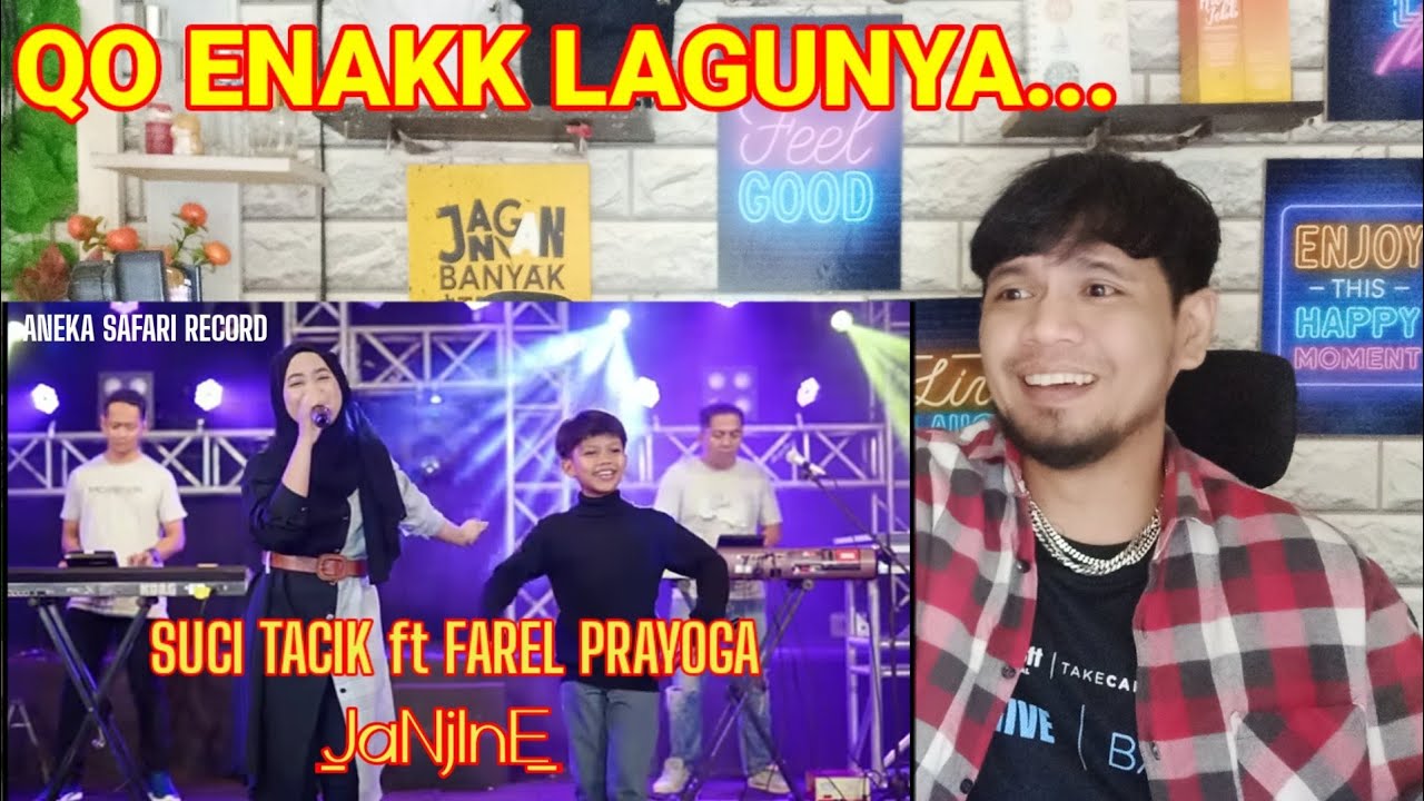 Farel Prayoga ft Suci Tacik - JANJINE | Aneka Safari Record | Ujang Halu Reaction