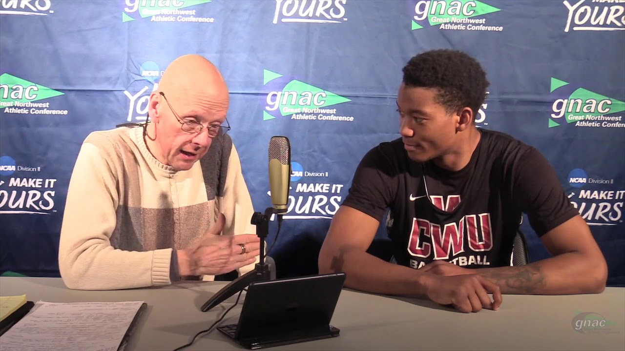 GNAC Basketball Championships - Central Washington's Jawan Stepney