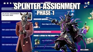 How To Complete Splinter Assignment:The Ooze War(Phase 1 TMNT Event)!!!