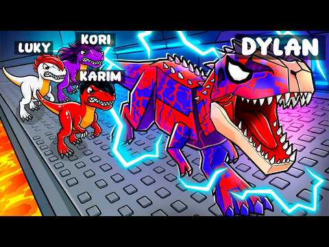 I Evolved to MAX LEVEL SPIDER REX in Roblox +1 Dino Evolution! | Dylan Juega