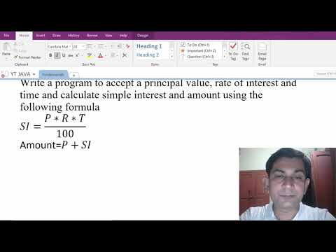 Java Program to calculate Simple Interest