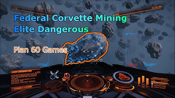 Elite Dangerous - Mining in a Federal Corvette