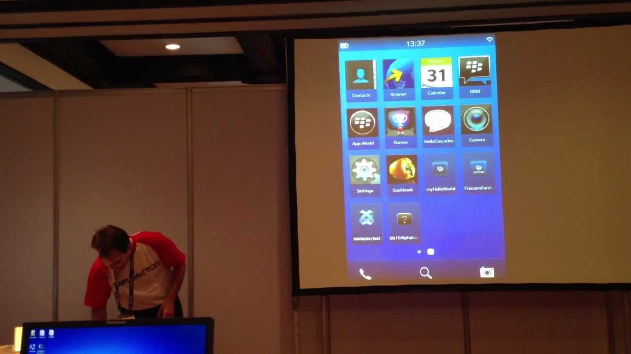 BlackBerry 10 control AR Drone /w Appcelerator Titanium - YouTube