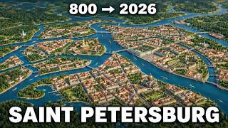 SAINT PETERSBURG - 3D Timelapse - 800 to 2026
